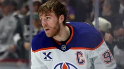 Connor McDavid #97 of the Edmonton Oilers on April 11, 2026.