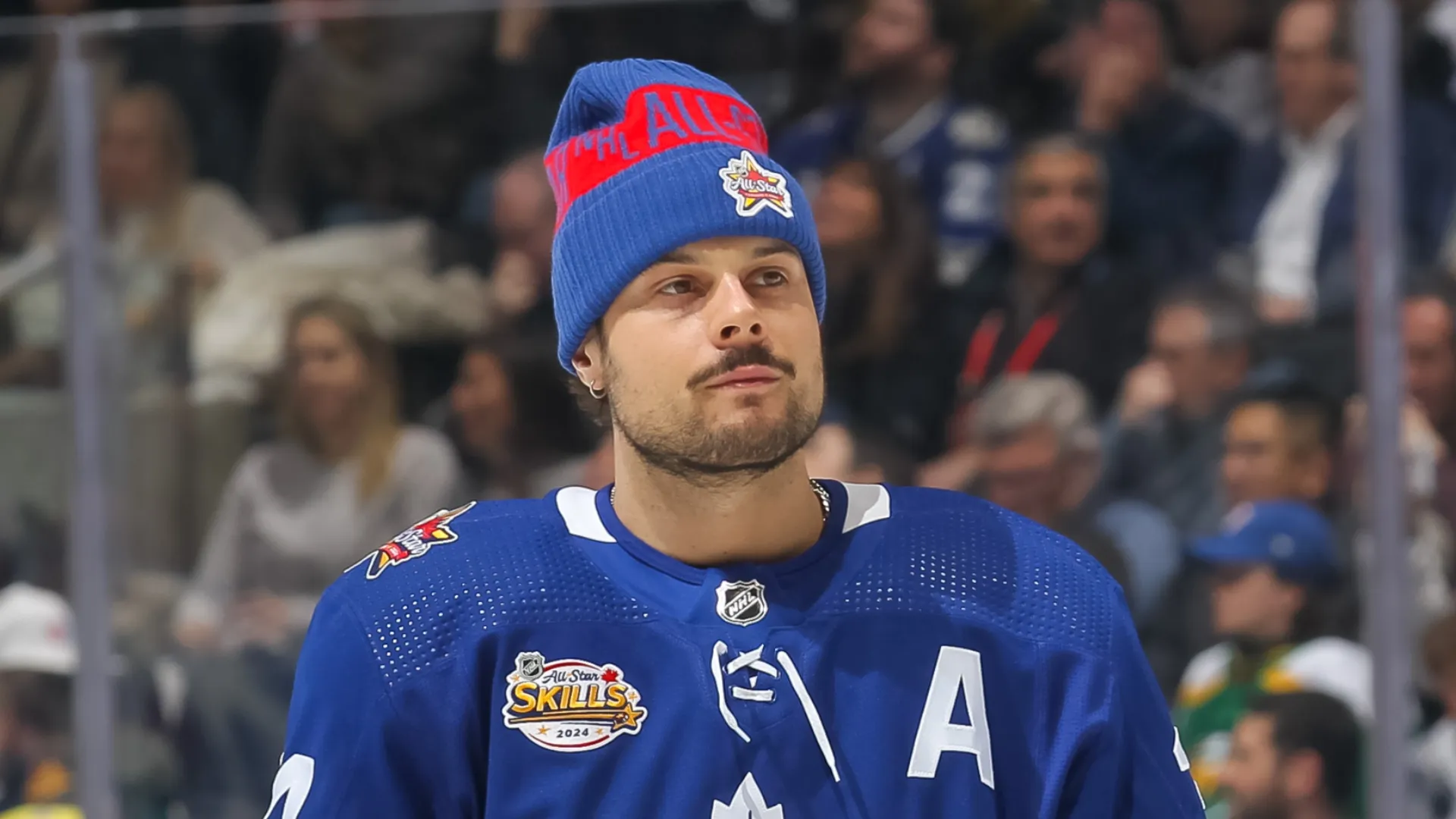 Auston Matthews #34 of the Toronto Maple Leafs