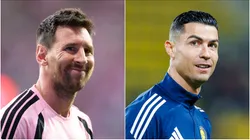 Lionel Messi of Inter Miami and Cristiano Ronaldo of Al Nassr.