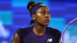 Coco Gauff during the Miami Open.