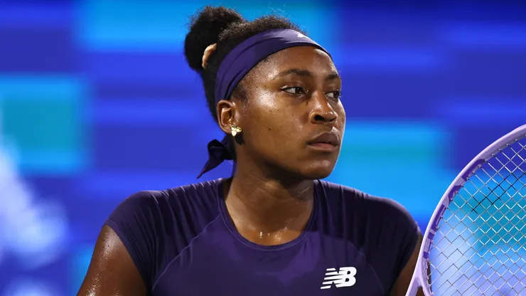 Coco Gauff during the Miami Open.