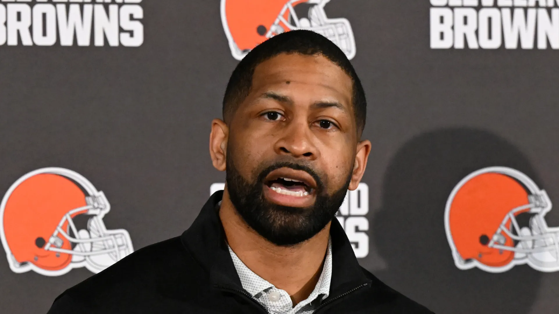 GM Andrew Berry of the Cleveland Browns