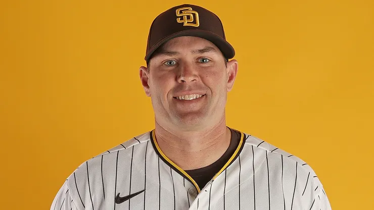 Manager Craig Stammen #14 of the San Diego Padres poses for a portrait.