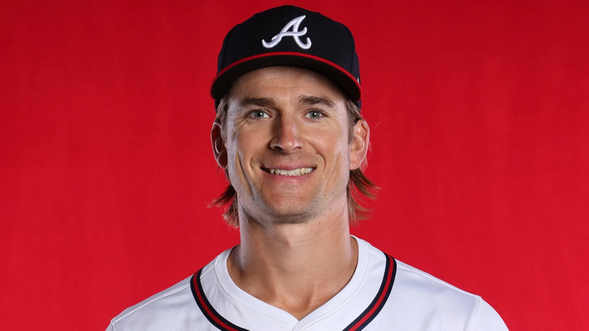 Luke Williams #63 of the Braves poses for a photo during Spring Training. Chris Graythen/Getty Images