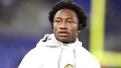 Zay Flowers #4 of the Baltimore Ravens