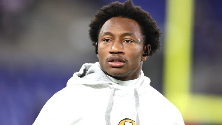 Zay Flowers #4 of the Baltimore Ravens