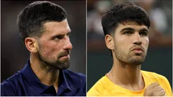 Novak Djokovic and Carlos Alcaraz.