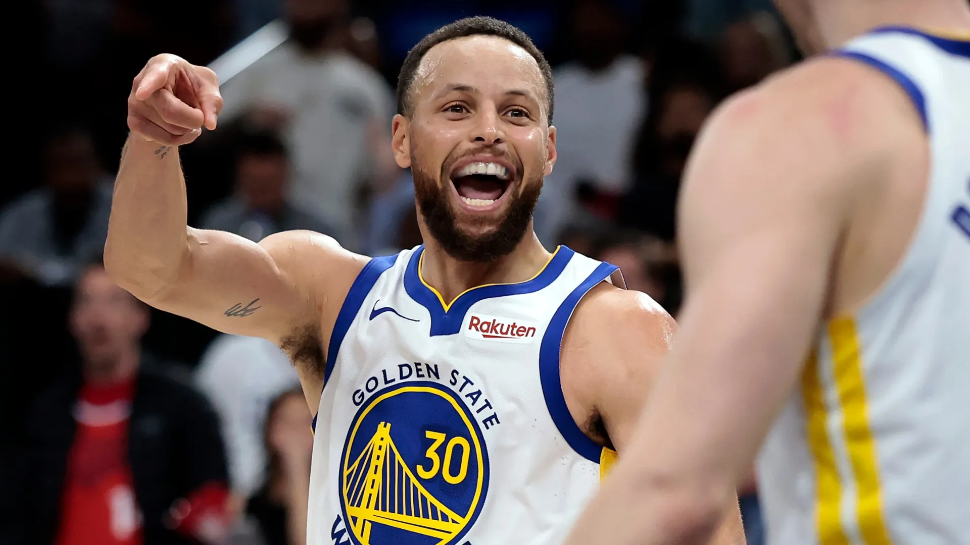 Stephen Curry #30 of the Golden State Warriors