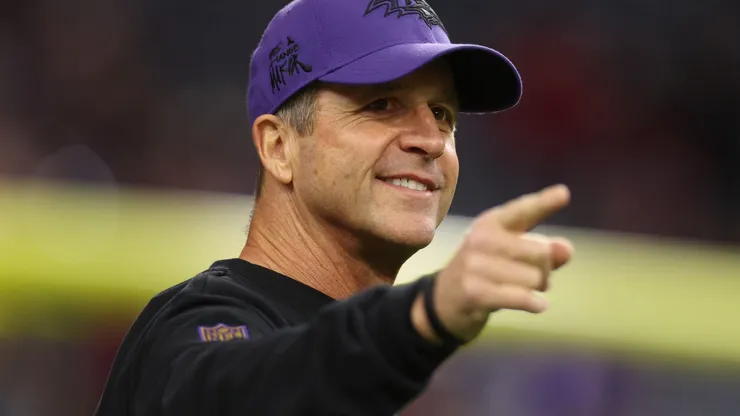 Head coach John Harbaugh.