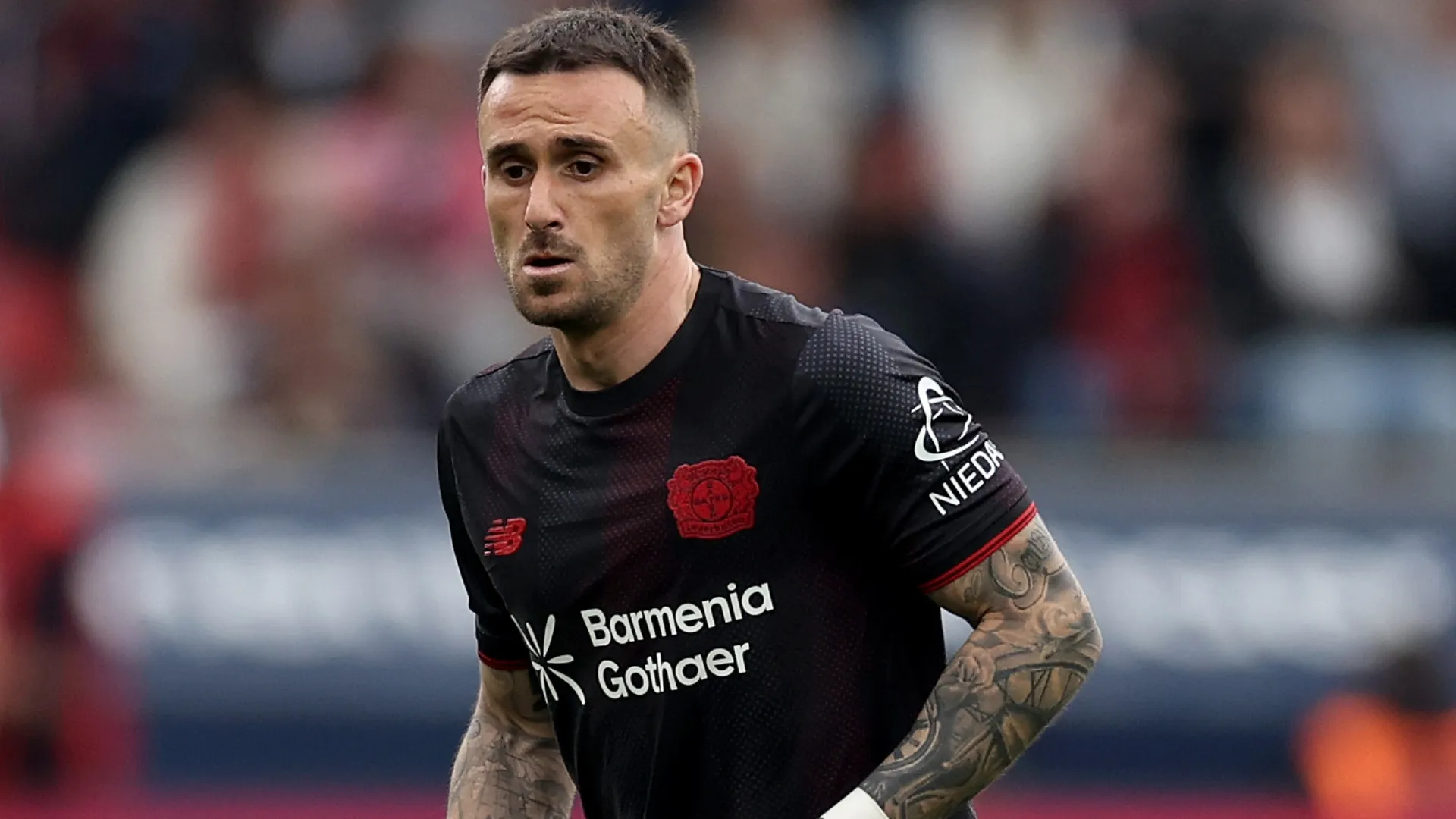 Aleix Garcia of Bayer Leverkusen – Lars Baron/Getty Images