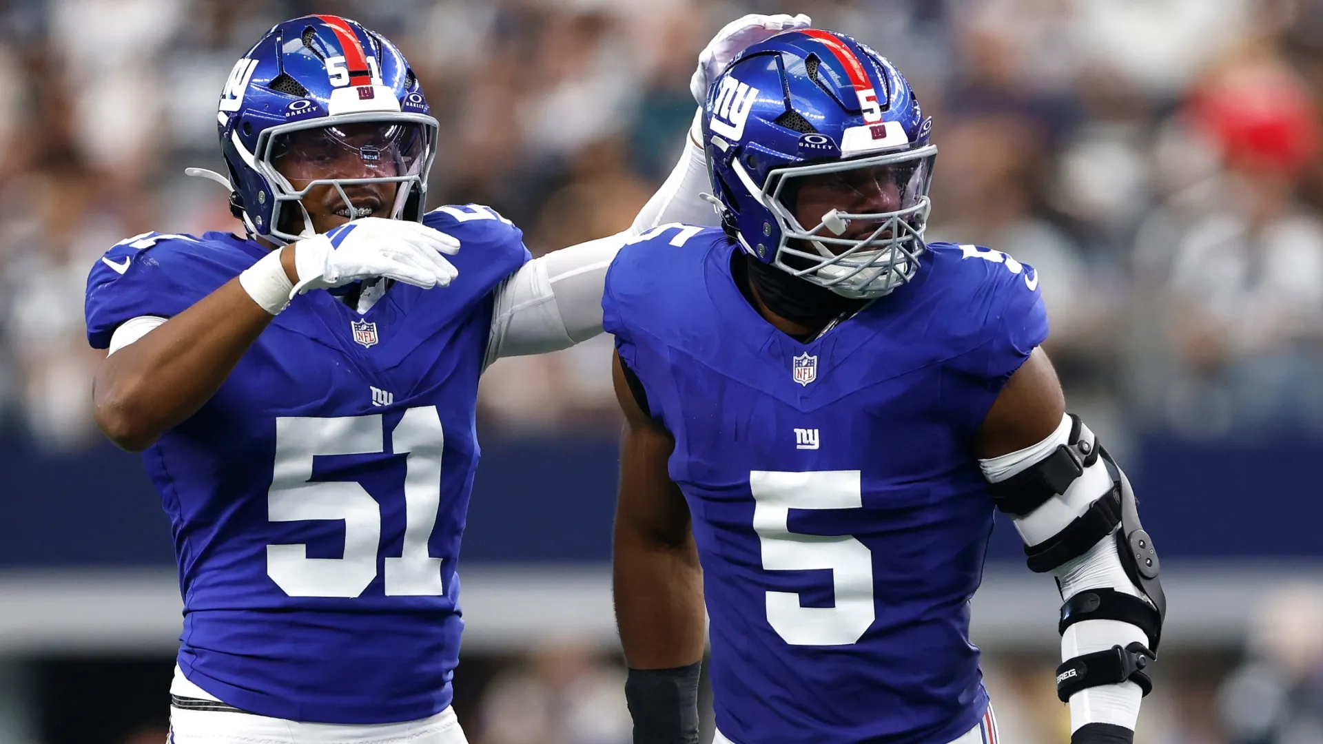 Abdul Carter with Kayvon Thibodeaux