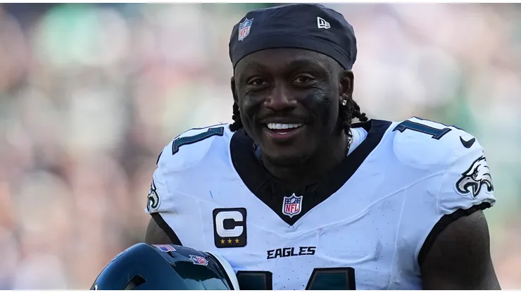 A.J. Brown #11 of the Philadelphia Eagles