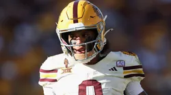 Jordyn Tyson #0 of the Arizona State Sun Devils