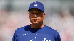Dave Roberts of the Los Angeles Dodgers
