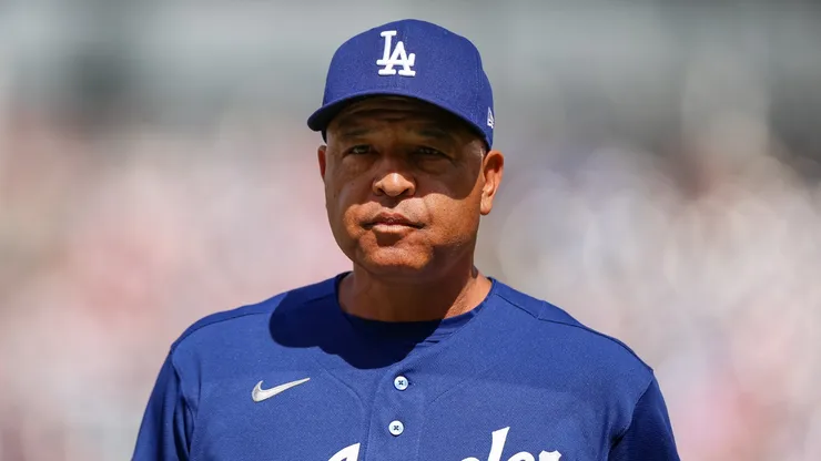 Dave Roberts of the Los Angeles Dodgers