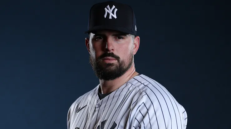 Carlos Rodon #55 of the Yankees poses for a photo during Spring Training.