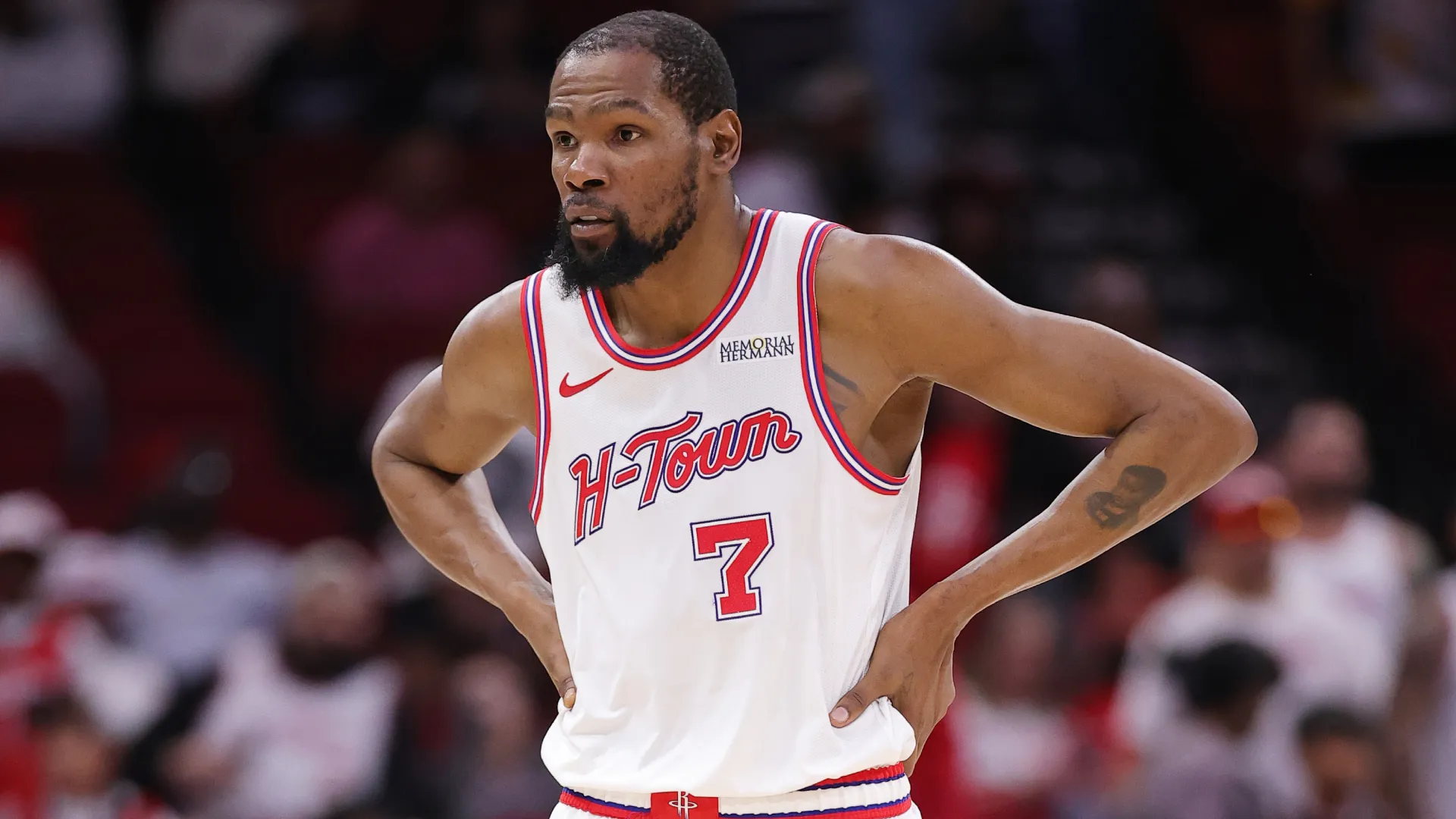 Kevin Durant #7 of the Houston Rockets. (Getty Images)