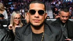 David Benavidez attends Mario Barrios vs. Ryan Garcia fight.