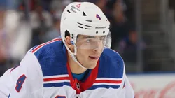 Braden Schneider at UBS Arena in Elmont, New York.