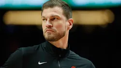 Head coach Tiago Splitter of the Portland Trail Blazers