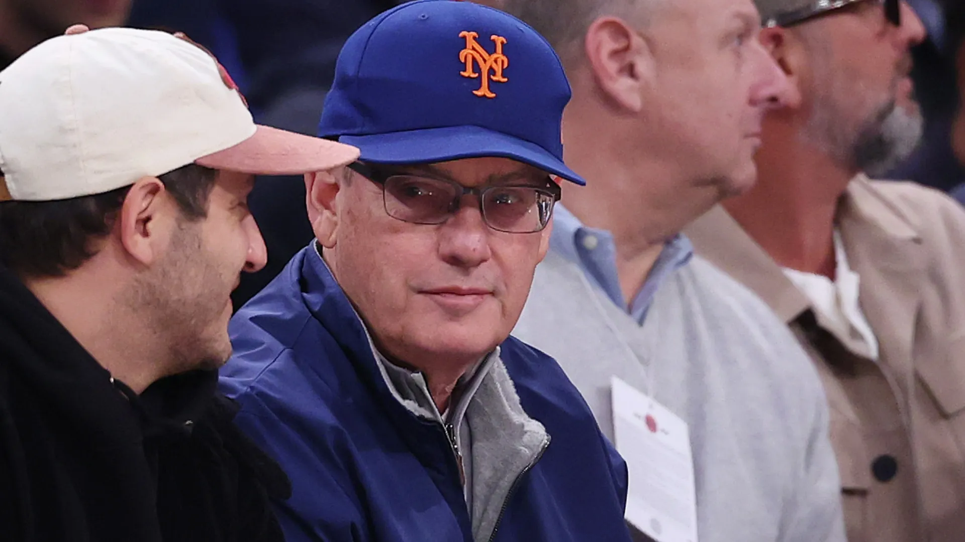 Mets Owner Steve Cohen attends game two of the Eastern Conference first round NBA playoffs. Al Bello/Getty Images