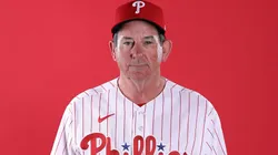 Manager Rob Thomson #49 of the Philadelphia Phillies poses for a portrait.