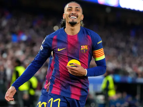 Why is Raphinha not playing today for Barcelona vs Celta?