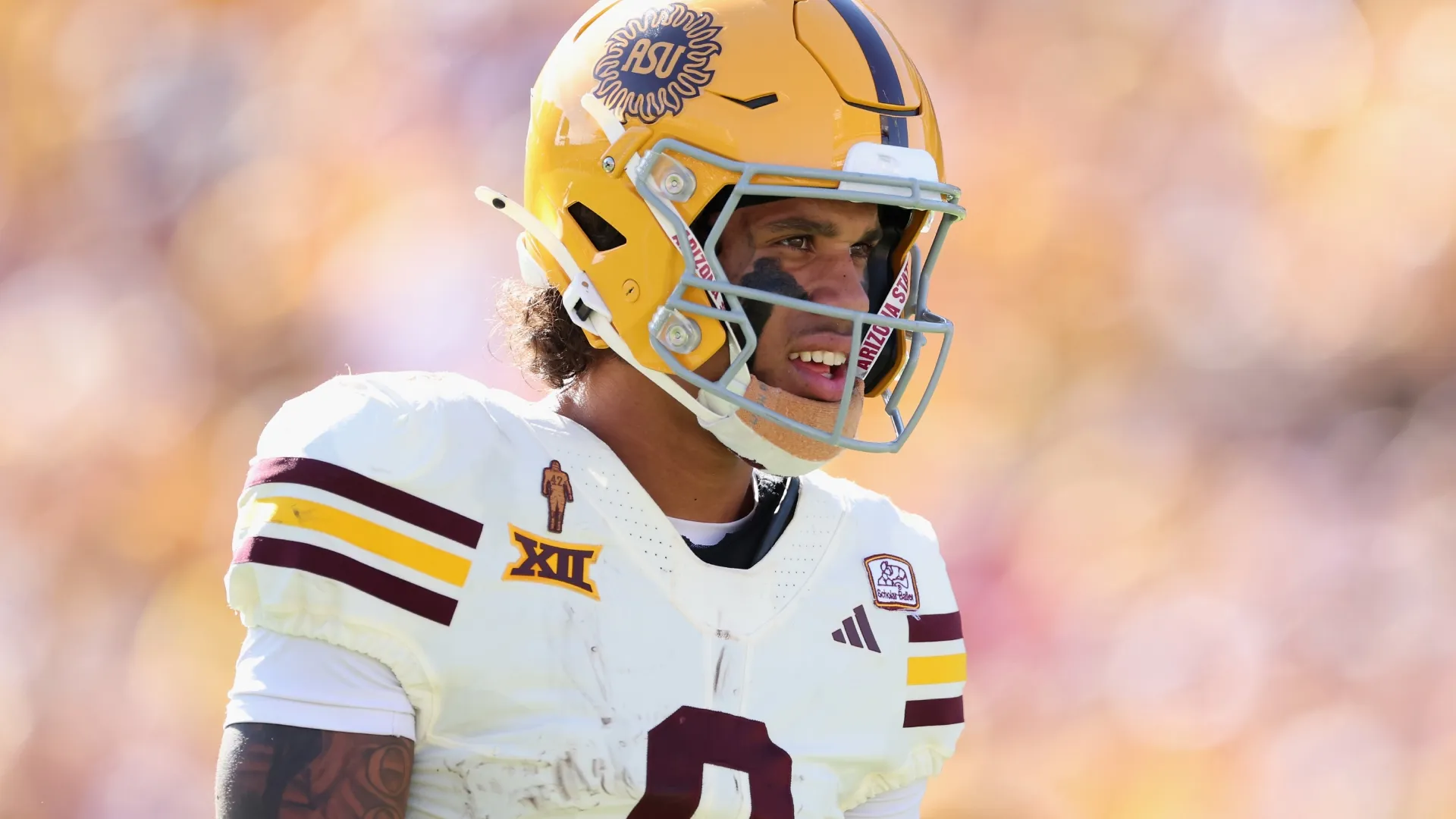 Jordyn Tyson during an NCAAF game in 2025 (Source: Christian Petersen/Getty Images)