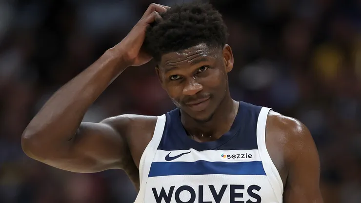 Anthony Edwards #5 of the Minnesota Timberwolves on April 20, 2026.