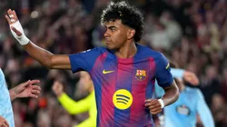 Lamine Yamal of FC Barcelona asks to be substituted.