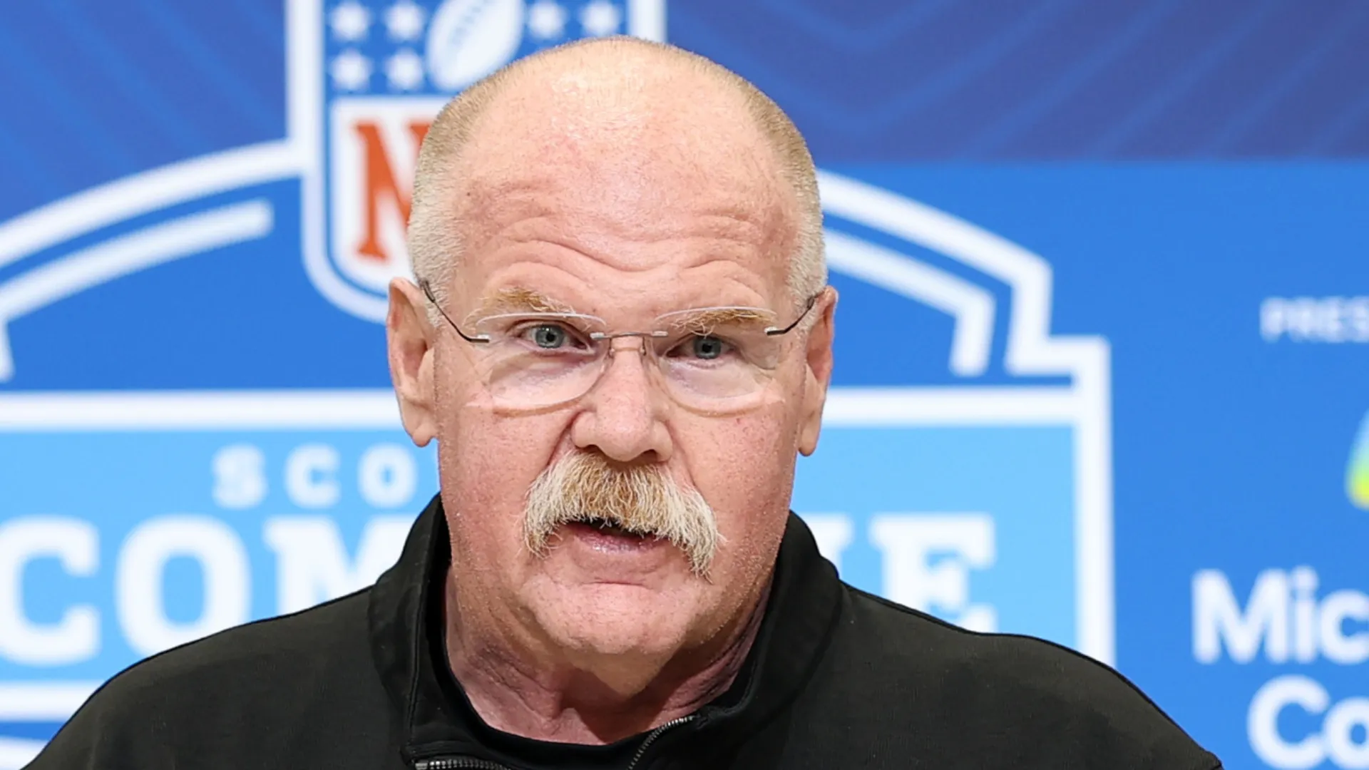 Andy Reid head coach of the Kansas City Chiefs has two first-rounders to work with