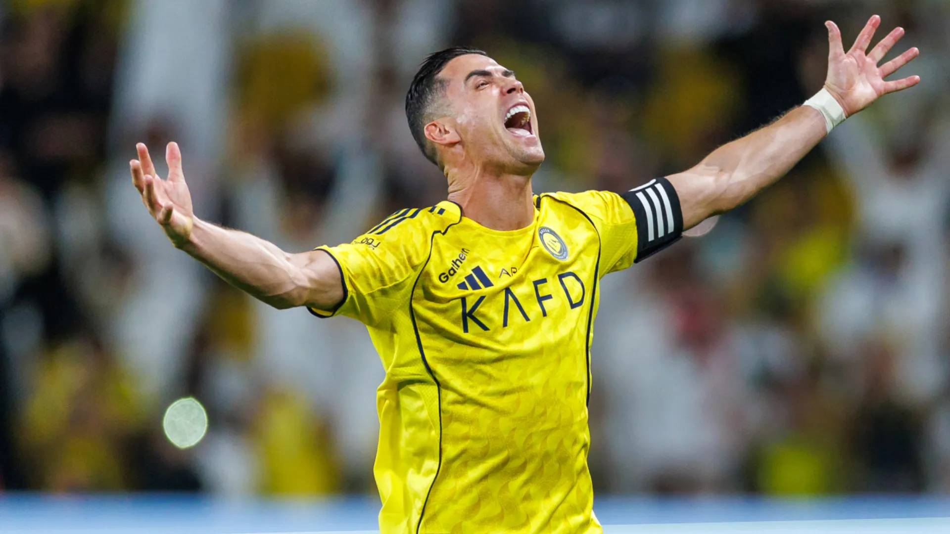 Cristiano Ronaldo of Al Nassr celebrates