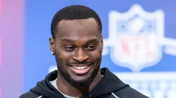 Jeremiyah Love at the 2026 NFL Combine