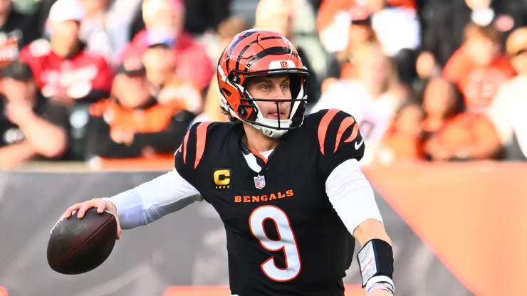 Joe Burrow #9 of the Cincinnati Bengals.