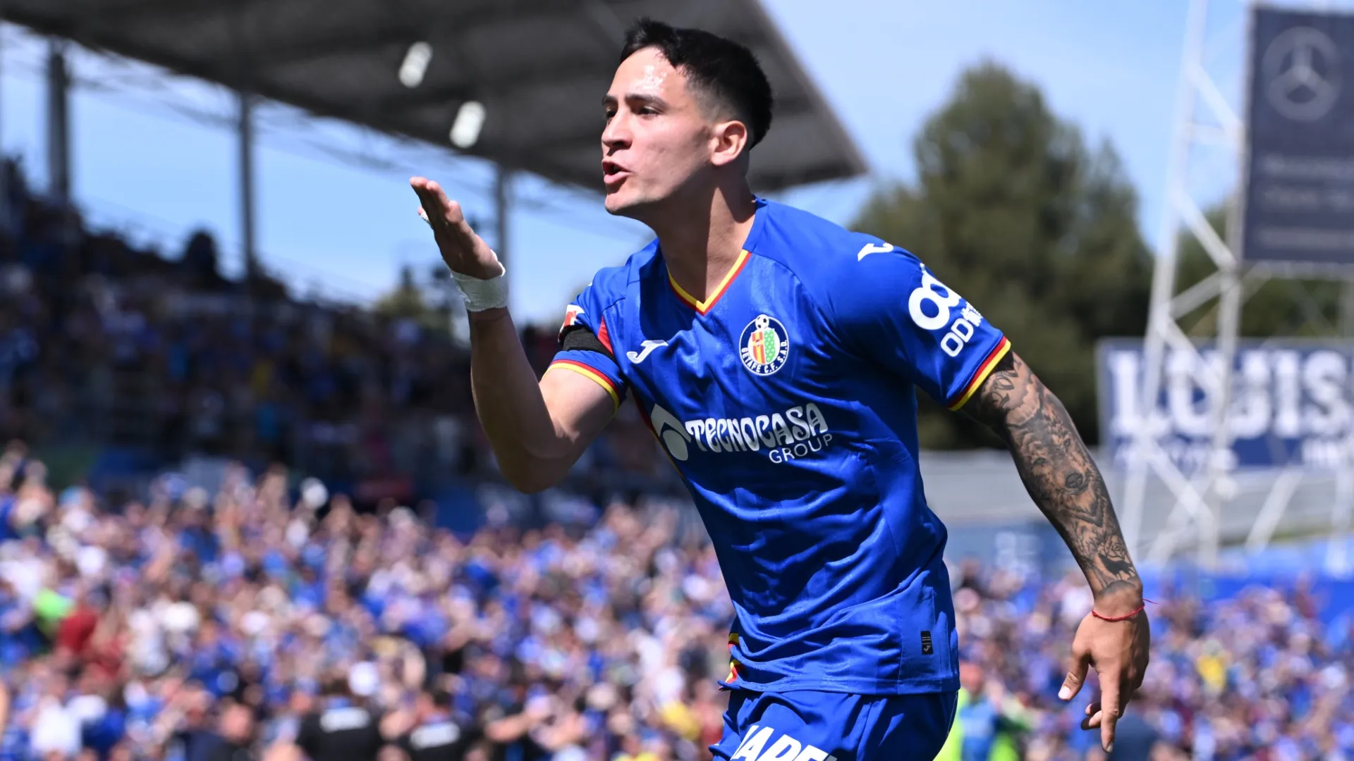 Martin Satriano of Getafe – Denis Doyle/Getty Images