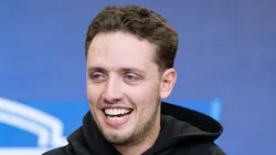 Carson Beck at the 2026 NFL Combine