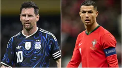 Lionel Messi of Argentina and Cristiano Ronaldo of Portugal.