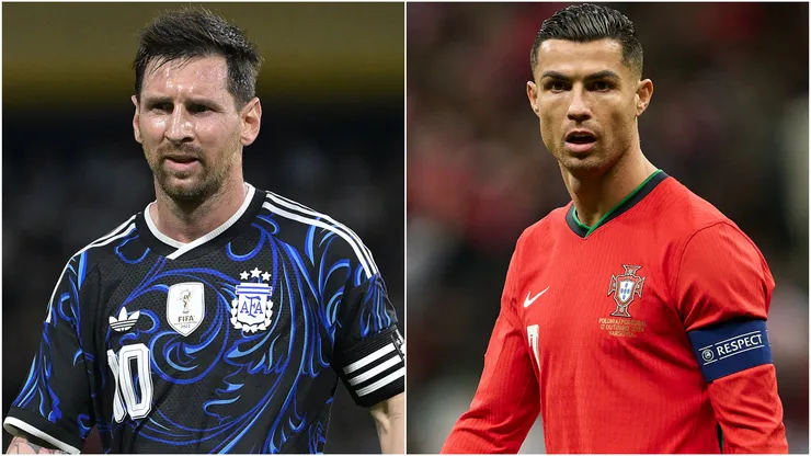Lionel Messi of Argentina and Cristiano Ronaldo of Portugal.