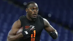 Jeremiyah Love during the 2026 NFL Combine