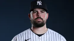 Carlos Rodon #55 of the Yankees poses for a photo during Spring Training Photo Day.