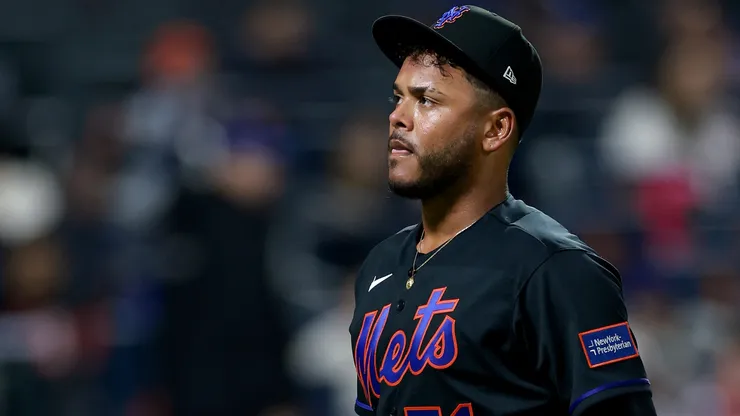 Freddy Peralta #51 of the New York Mets.