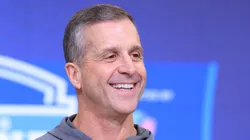 John Harbaugh head coach of the New York Giants