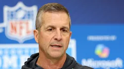 John Harbaugh head coach of the New York Giants