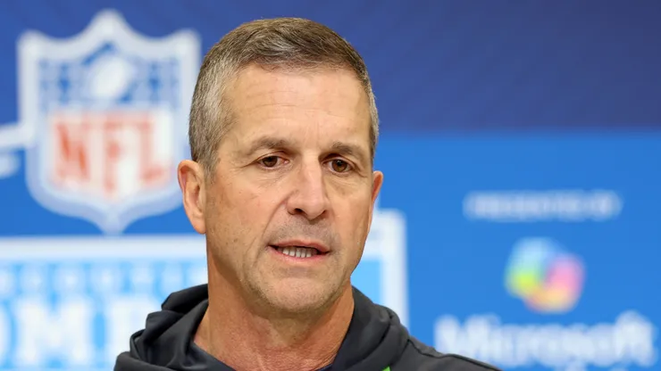 John Harbaugh head coach of the New York Giants