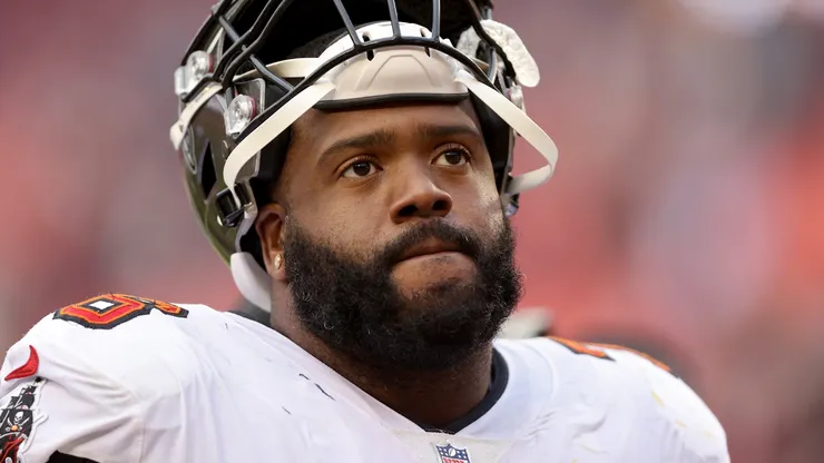 Donovan Smith #76 of the Tampa Bay Buccaneers.