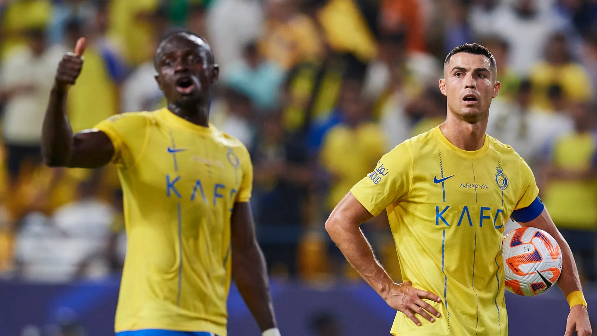 Cristiano Ronaldo and Sadio Mane