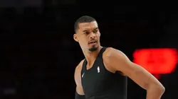 Victor Wembanyama #1 of the San Antonio Spurs.