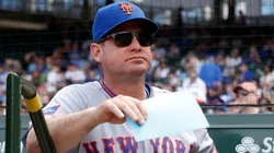 Manager Carlos Mendoza #64 of the New York Mets.