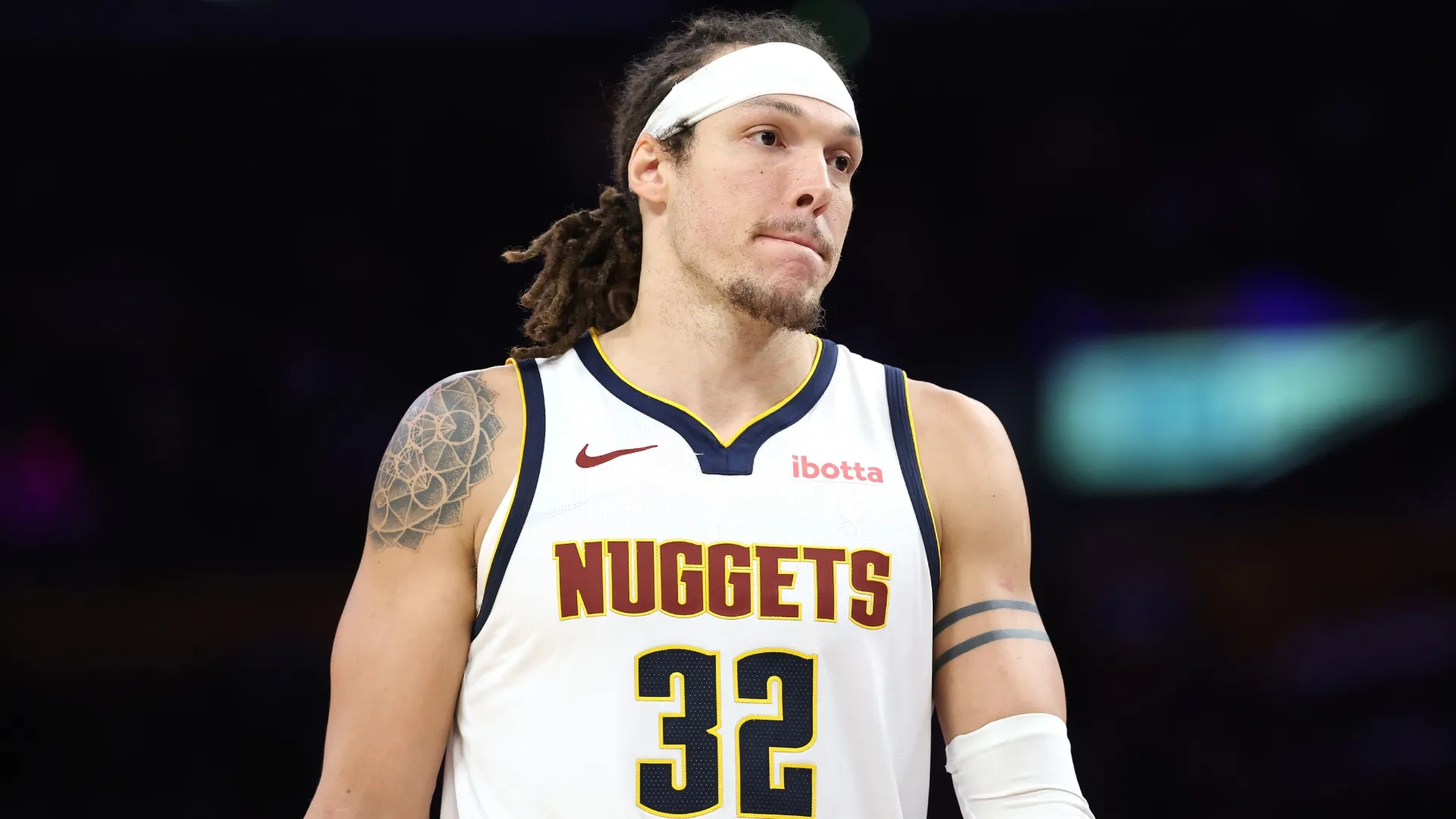 Aaron Gordon #32 of the Denver Nuggets on March 14, 2026 (Source: Sean M. Haffey/Getty Images)