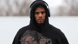 Keon Coleman #0 of the Buffalo Bills.